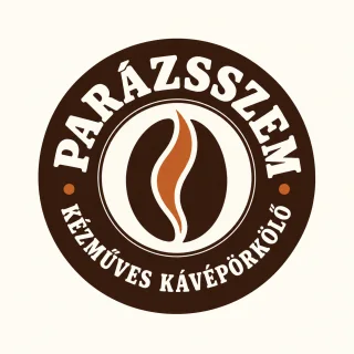 Parázsszem kézműves kávépörkölő jelvénye